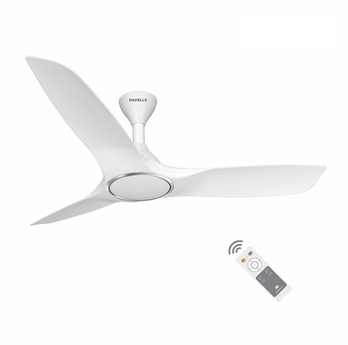 Havells 1200mm Stealth Air BLDC Motor Ceiling Fan | Remote Controlled, High Air...