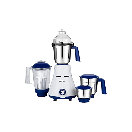 Bajaj Rex Mixer Grinder 750W|4 Mixer Jars|Mixie for Kitchen with Nutri-Pro...