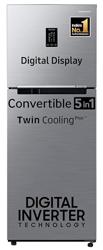 Samsung 322 L, 2 Star, Convertible 5-in-1 Digital Inverter with Display Frost Free...