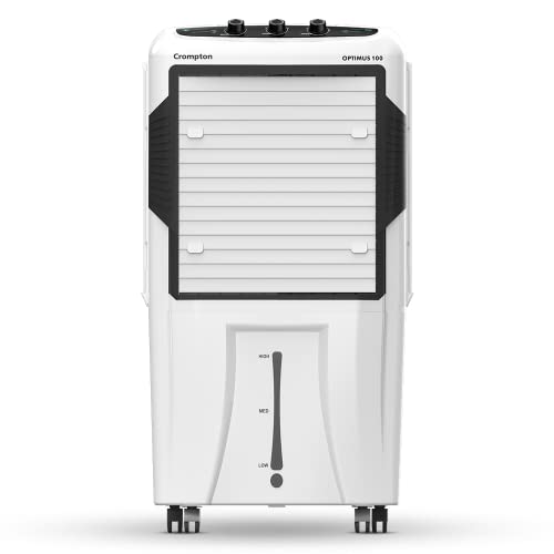 Crompton Optimus Desert Air Cooler- 100L; with 18” Fan, Everlast Pump, Large & Easy...