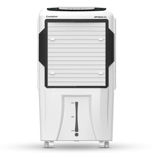 Crompton Optimus i Desert Air Cooler- 65L; with Remote Control, 18” Fan, Everlast...