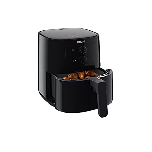 PHILIPS Air Fryer HD9200/90, uses up to 90% less fat, 1400W, 4.1 Liter, with Rapid...