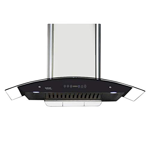 Hindware 90cm 1200 m3/hr Auto Clean Chimney (Cleo 90, 1 Baffle Filter, Steel/Grey)