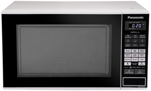 Panasonic 20L Grill Microwave Oven(NN-GT221WFDG,White, 38 Auto Cook Menus )