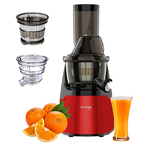 Kuvings EVO700 Red Professional Cold Press Whole Slow Juicer, World's Only Juicer...