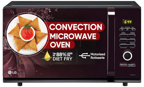 LG 32 L Convection Microwave Oven (MC3286BRUM, Black, 360° Motorised Rotisserie &...