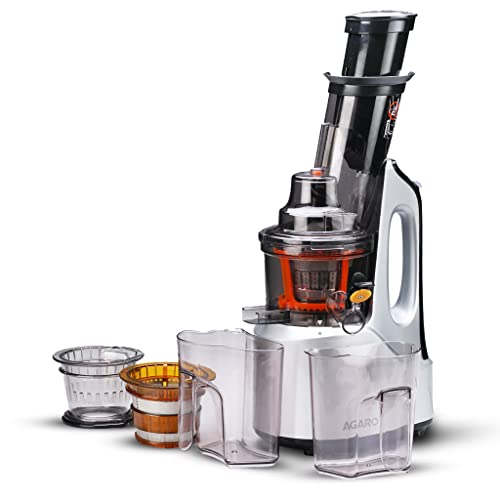 AGARO Imperial Slow Juicer, Professional Cold Press Whole Slow Juicer, 240 Watts...