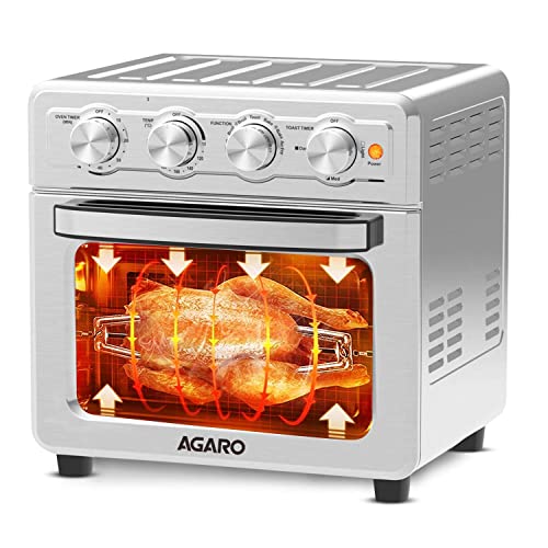 AGARO Regal Air Fryer For Home, 23L, Family, Rotisserie Convection Oven, 1800W...