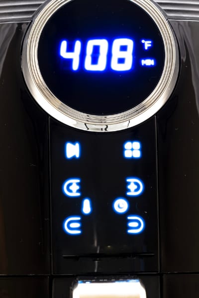 air fryer temperature control