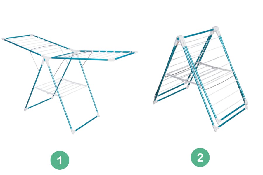 foldability of cloth drying stand