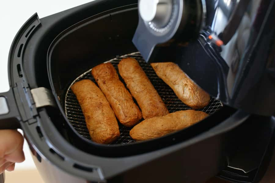 frying on air fryer