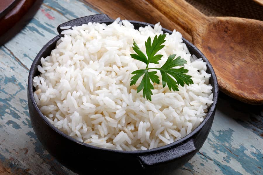 perfectly cooked rice