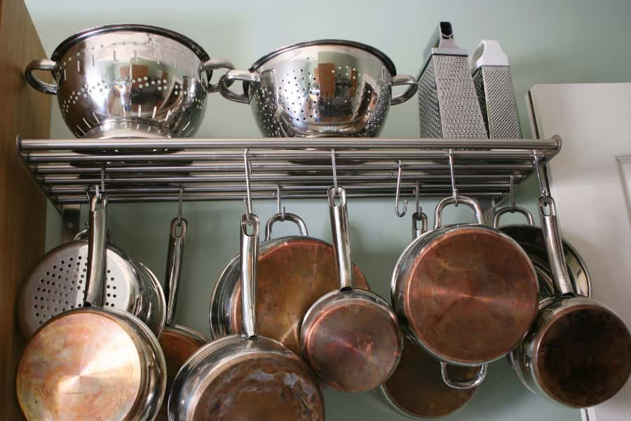 pots and pans organizer