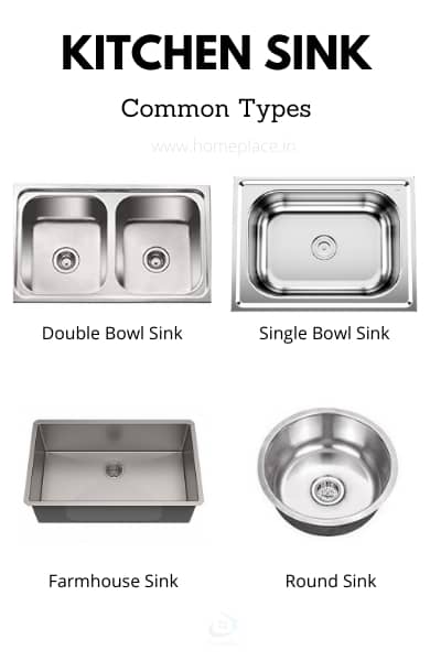 Types of kitchen sinks