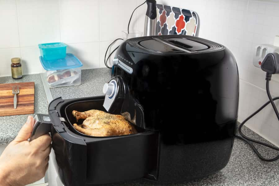 using an air fryer